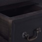 vidaXL Kommode Hellschwarzer Kaffee Massivholz Mahagoni vidaXL Kommode Hellschwarzer Kaffee Massivholz Mahagoni