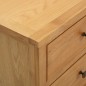 vidaXL Schubladenschrank 105 x 33,5 x 73 cm Massivholz Eiche vidaXL Schubladenschrank 105 x 33,5 x 73 cm Massivholz Eiche