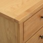 vidaXL Kommode 80×35×75 cm Massivholz Eiche vidaXL Kommode 80×35×75 cm Massivholz Eiche