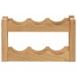vidaXL Weinregal für 6 Flaschen 37 x 21 x 21 cm Eiche Massivholz vidaXL Weinregal für 6 Flaschen 37 x 21 x 21 cm Eiche Massivholz