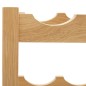 vidaXL Weinregal für 6 Flaschen 37 x 21 x 21 cm Eiche Massivholz vidaXL Weinregal für 6 Flaschen 37 x 21 x 21 cm Eiche Massivholz