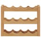 vidaXL Weinregal für 12 Flaschen 47 x 21 x 36 cm Eiche Massivholz vidaXL Weinregal für 12 Flaschen 47 x 21 x 36 cm Eiche Massivholz