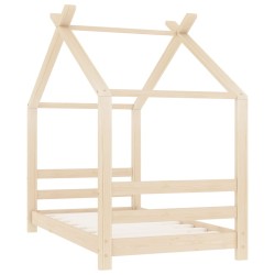 vidaXL Kinder-Bettgestell Massivholz Kiefer 70x140 cm