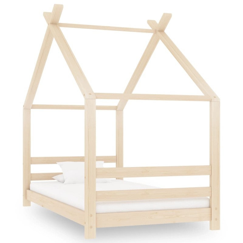vidaXL Kinder-Bettgestell Massivholz Kiefer 80x160 cm vidaXL Kinder-Bettgestell Massivholz Kiefer 80x160 cm