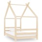 vidaXL Kinder-Bettgestell Massivholz Kiefer 80x160 cm vidaXL Kinder-Bettgestell Massivholz Kiefer 80x160 cm