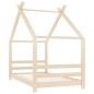 vidaXL Kinder-Bettgestell Massivholz Kiefer 80x160 cm vidaXL Kinder-Bettgestell Massivholz Kiefer 80x160 cm