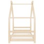 vidaXL Kinder-Bettgestell Massivholz Kiefer 80x160 cm vidaXL Kinder-Bettgestell Massivholz Kiefer 80x160 cm