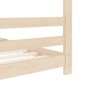 vidaXL Kinder-Bettgestell Massivholz Kiefer 90x200 cm vidaXL Kinder-Bettgestell Massivholz Kiefer 90x200 cm