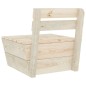 vidaXL Modulares Palettensofa Mittelteil Imprägniertes Fichtenholz vidaXL Modulares Palettensofa Mittelteil Imprägniertes Fichtenholz