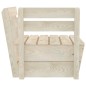 vidaXL Modulares Palettensofa Eckteil Imprägniertes Fichtenholz vidaXL Modulares Palettensofa Eckteil Imprägniertes Fichtenholz