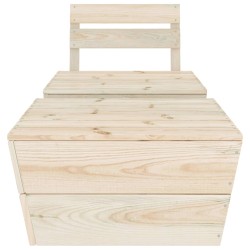 vidaXL 2-tlg. Garten-Lounge-Set Imprägniertes Fichtenholz