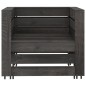 vidaXL 2-tlg. Garten-Paletten-Lounge-Set Kiefernholz Grau Imprägniert vidaXL 2-tlg. Garten-Paletten-Lounge-Set Kiefernholz Grau Imprägniert