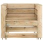 vidaXL 2-tlg. Garten-Lounge-Set aus Paletten Imprägniertes Kiefernholz vidaXL 2-tlg. Garten-Lounge-Set aus Paletten Imprägniertes Kiefernholz