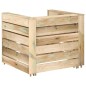 vidaXL 2-tlg. Garten-Lounge-Set aus Paletten Imprägniertes Kiefernholz vidaXL 2-tlg. Garten-Lounge-Set aus Paletten Imprägniertes Kiefernholz