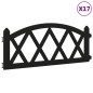 vidaXL Rasenkanten 17 Stk. Schwarz 10 m PP vidaXL Rasenkanten 17 Stk. Schwarz 10 m PP