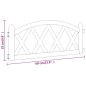 vidaXL Rasenkanten 17 Stk. Schwarz 10 m PP vidaXL Rasenkanten 17 Stk. Schwarz 10 m PP