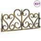 vidaXL Rasenkanten 17 Stk. Golden 10 m PP vidaXL Rasenkanten 17 Stk. Golden 10 m PP