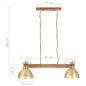 vidaXL Hängelampe Industriestil 25 W Messing 109 cm E27 vidaXL Hängelampe Industriestil 25 W Messing 109 cm E27