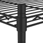 vidaXL Lagerregal mit 3 Böden 60x35x76 cm Schwarz 150 kg vidaXL Lagerregal mit 3 Böden 60x35x76 cm Schwarz 150 kg