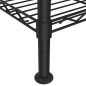 vidaXL Lagerregal mit 4 Böden 90x35x137 cm Schwarz 200 kg vidaXL Lagerregal mit 4 Böden 90x35x137 cm Schwarz 200 kg