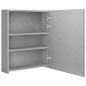 vidaXL LED-Bad-Spiegelschrank Betongrau 50x14x60 cm vidaXL LED-Bad-Spiegelschrank Betongrau 50x14x60 cm