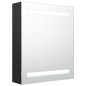 vidaXL LED-Bad-Spiegelschrank Schwarz 50x14x60 cm vidaXL LED-Bad-Spiegelschrank Schwarz 50x14x60 cm