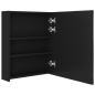 vidaXL LED-Bad-Spiegelschrank Schwarz 50x14x60 cm vidaXL LED-Bad-Spiegelschrank Schwarz 50x14x60 cm