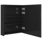 vidaXL LED-Bad-Spiegelschrank Glänzendes Schwarz 50x14x60 cm vidaXL LED-Bad-Spiegelschrank Glänzendes Schwarz 50x14x60 cm