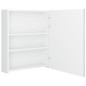 vidaXL LED-Bad-Spiegelschrank Glänzendes Weiß 50x14x60 cm vidaXL LED-Bad-Spiegelschrank Glänzendes Weiß 50x14x60 cm