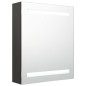 vidaXL LED-Bad-Spiegelschrank Anthrazit 50x14x60 cm vidaXL LED-Bad-Spiegelschrank Anthrazit 50x14x60 cm