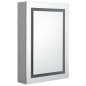 vidaXL LED-Bad-Spiegelschrank Betongrau 50x13x70 cm vidaXL LED-Bad-Spiegelschrank Betongrau 50x13x70 cm