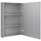 vidaXL LED-Bad-Spiegelschrank Betongrau 50x13x70 cm vidaXL LED-Bad-Spiegelschrank Betongrau 50x13x70 cm
