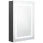 vidaXL LED-Spiegelschrank fürs Bad Grau 50x13x70 cm vidaXL LED-Spiegelschrank fürs Bad Grau 50x13x70 cm