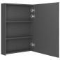 vidaXL LED-Spiegelschrank fürs Bad Grau 50x13x70 cm vidaXL LED-Spiegelschrank fürs Bad Grau 50x13x70 cm