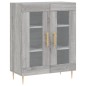 Highboard Grau Sonoma 69,5x34x180 cm Holzwerkstoff Highboard Grau Sonoma 69,5x34x180 cm Holzwerkstoff
