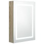 vidaXL LED-Spiegelschrank fürs Bad Eichenoptik 50x13x70 cm vidaXL LED-Spiegelschrank fürs Bad Eichenoptik 50x13x70 cm