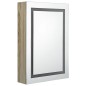 vidaXL LED-Spiegelschrank fürs Bad Eichenoptik 50x13x70 cm vidaXL LED-Spiegelschrank fürs Bad Eichenoptik 50x13x70 cm