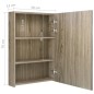 vidaXL LED-Spiegelschrank fürs Bad Eichenoptik 50x13x70 cm vidaXL LED-Spiegelschrank fürs Bad Eichenoptik 50x13x70 cm
