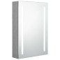 vidaXL LED-Spiegelschrank fürs Bad Betongrau 50x13x70 cm vidaXL LED-Spiegelschrank fürs Bad Betongrau 50x13x70 cm