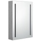 vidaXL LED-Spiegelschrank fürs Bad Betongrau 50x13x70 cm vidaXL LED-Spiegelschrank fürs Bad Betongrau 50x13x70 cm