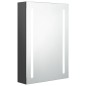 vidaXL LED-Bad-Spiegelschrank Grau 50x13x70 cm vidaXL LED-Bad-Spiegelschrank Grau 50x13x70 cm