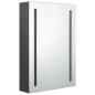 vidaXL LED-Bad-Spiegelschrank Grau 50x13x70 cm vidaXL LED-Bad-Spiegelschrank Grau 50x13x70 cm