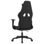 Gaming-Stuhl mit Massagefunktion Schwarz und Gelb Stoff Gaming-Stuhl mit Massagefunktion Schwarz und Gelb Stoff
