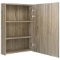 vidaXL LED-Bad-Spiegelschrank Eichenoptik 50x13x70 cm vidaXL LED-Bad-Spiegelschrank Eichenoptik 50x13x70 cm