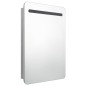vidaXL LED-Bad-Spiegelschrank Betongrau 60x11x80 cm vidaXL LED-Bad-Spiegelschrank Betongrau 60x11x80 cm