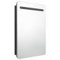 vidaXL LED-Bad-Spiegelschrank Schwarz 60x11x80 cm vidaXL LED-Bad-Spiegelschrank Schwarz 60x11x80 cm