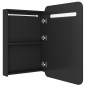 vidaXL LED-Bad-Spiegelschrank Schwarz 60x11x80 cm vidaXL LED-Bad-Spiegelschrank Schwarz 60x11x80 cm
