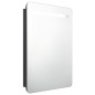 vidaXL LED-Bad-Spiegelschrank Glänzendes Schwarz 60x11x80 cm vidaXL LED-Bad-Spiegelschrank Glänzendes Schwarz 60x11x80 cm