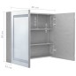 vidaXL LED-Spiegelschrank fürs Bad Betongrau 80x12x68 cm vidaXL LED-Spiegelschrank fürs Bad Betongrau 80x12x68 cm