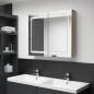 vidaXL LED-Spiegelschrank fürs Bad Eichen-Optik 80x12x68 cm vidaXL LED-Spiegelschrank fürs Bad Eichen-Optik 80x12x68 cm